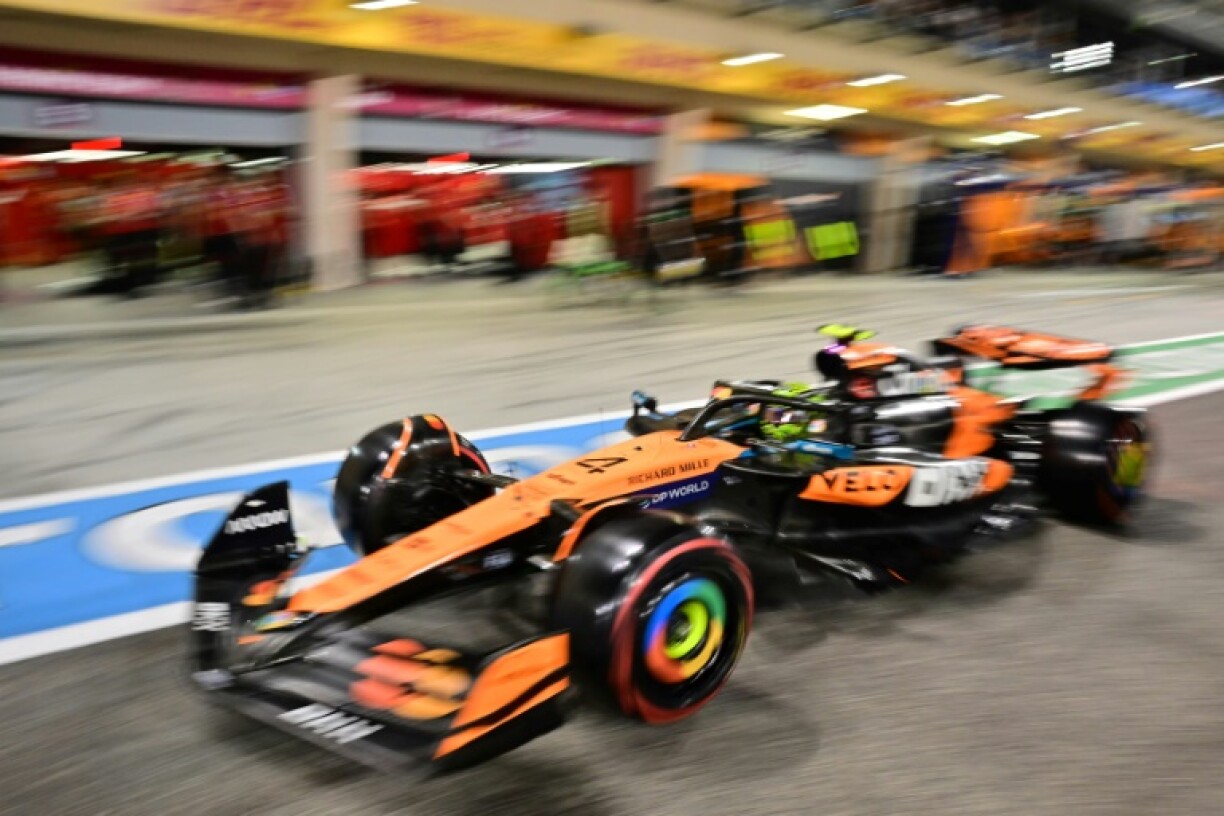 Lando Norris à Sakhir le 12 avril 2025