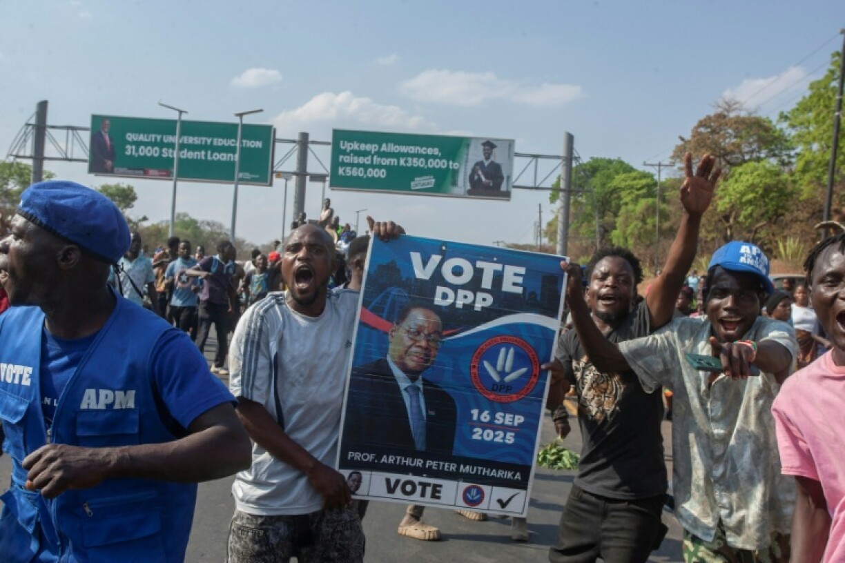 Supporters of Peter Mutharika, 85, and his Democratic Progressive Party (DPP) took to the streets in celebration