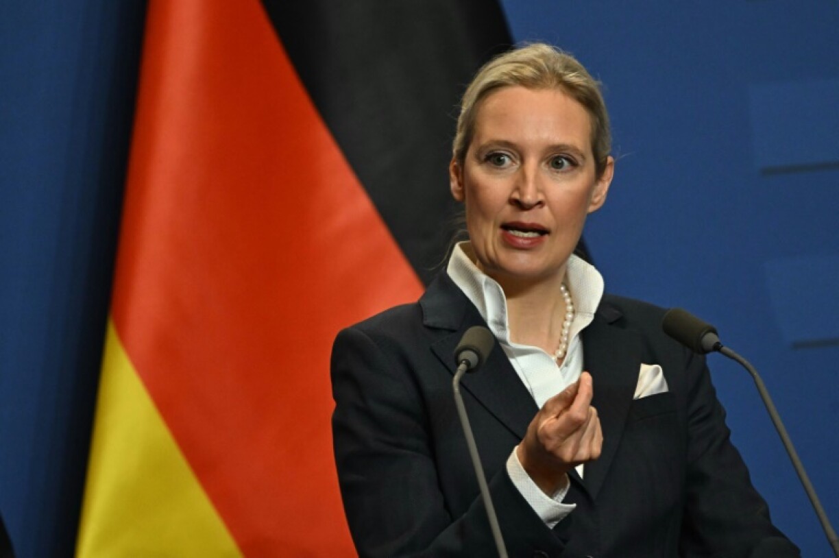 Top candidate of the far-right Alternative for Germany (AfD) party Alice Weidel
