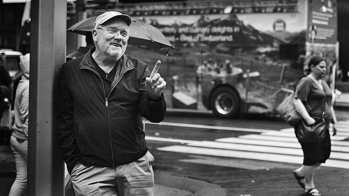 Portrait vum Däitsche Fotograf Peter Lindbergh 2016 zu New York.