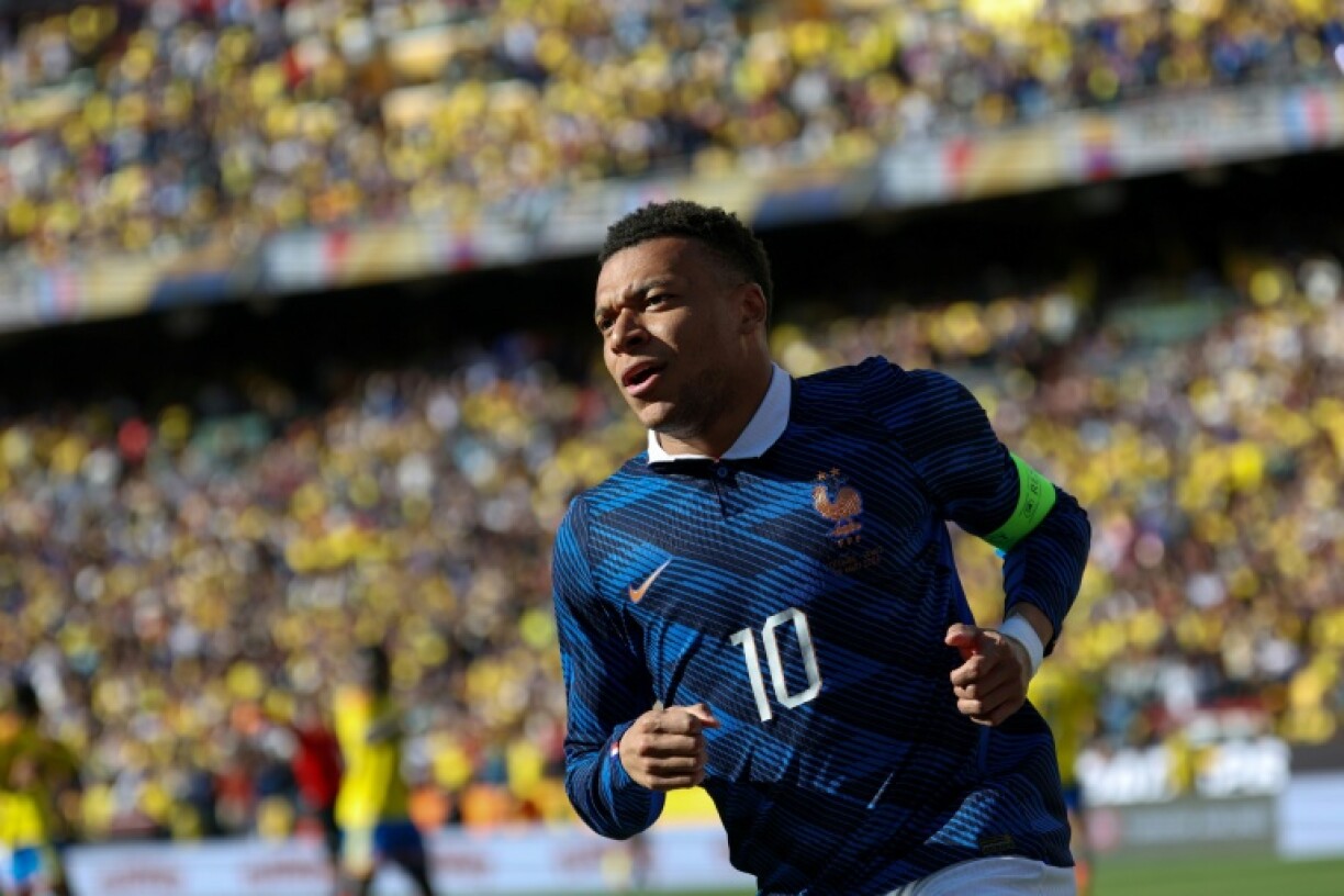 Kylian Mbappe lors de France-Colombie, match amical à Landover au Etats-Unis, le 29 mars 2026.