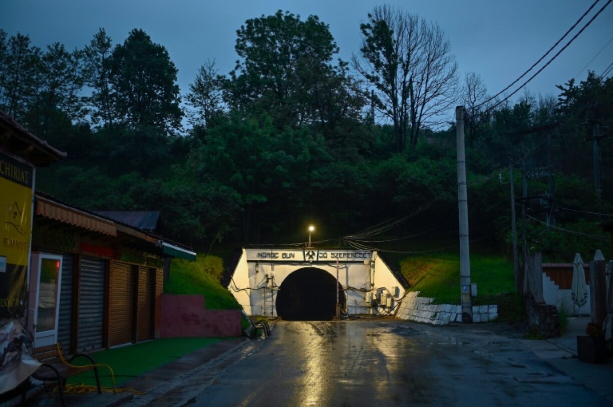 The salt mine was partly flooded following heavy rains