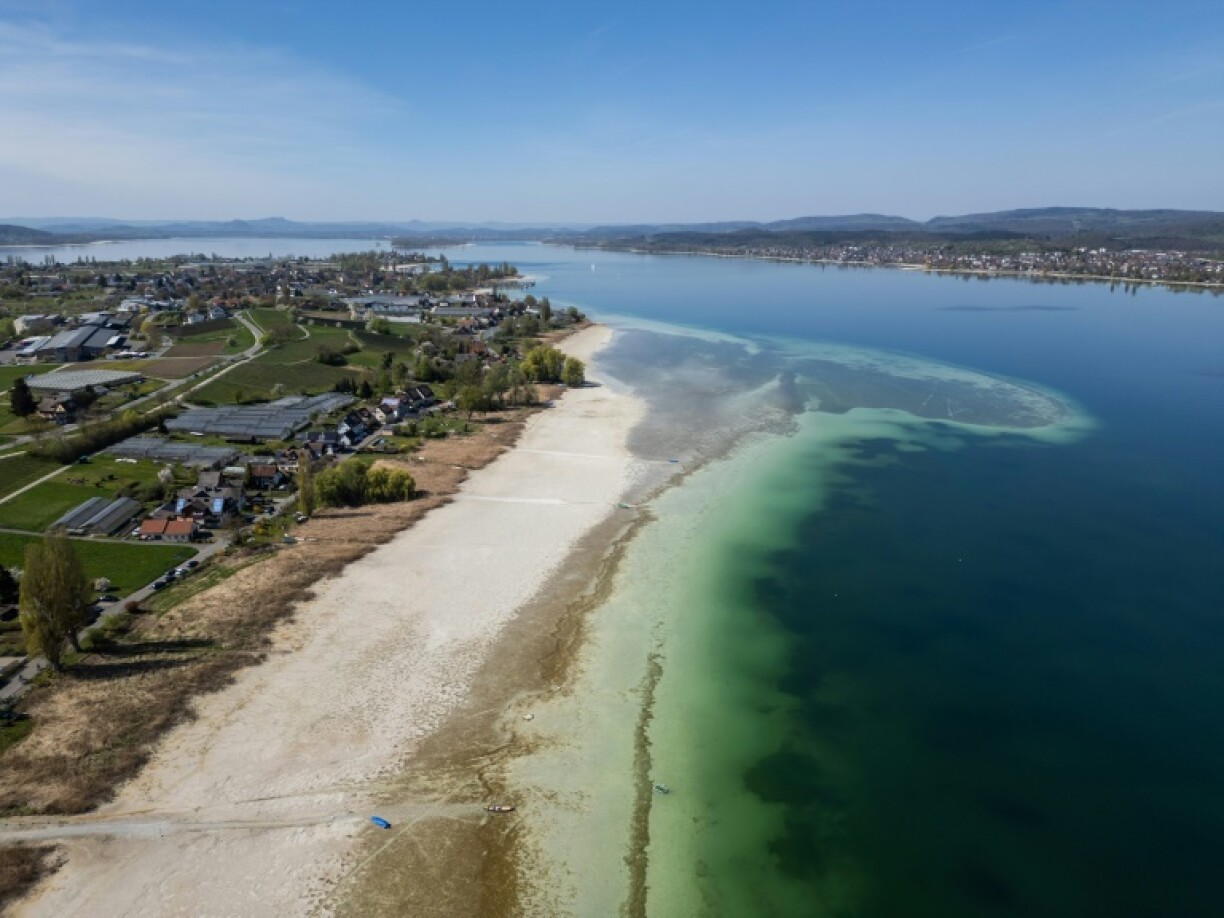 Water levels at Lake Constance in southern Germany are at their lowest in decades after a very dry start to the spring