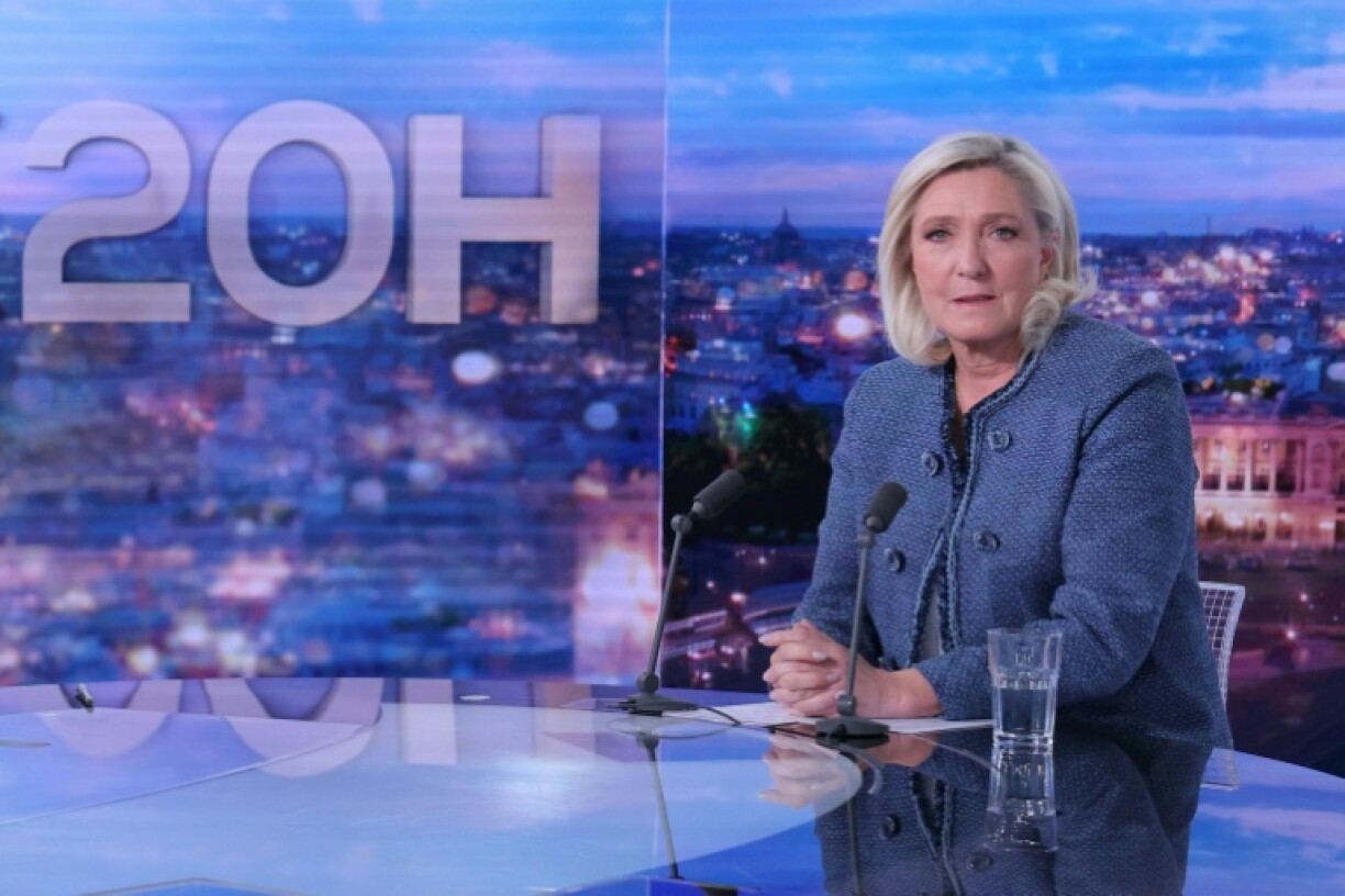 Marine Le Pen was defiant in a television interview