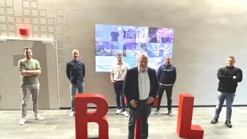 De Robert Goebbels an der RTL City fir den RTL-Afterwork.