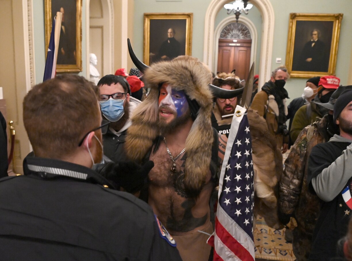 Supporters of US President Donald Trump enter the US Capitol on January 6, 2021, in Washington, DC. Demonstrators breeched security and entered the Capitol as Congress debated the a 2020 presidential election Electoral Vote Certification.