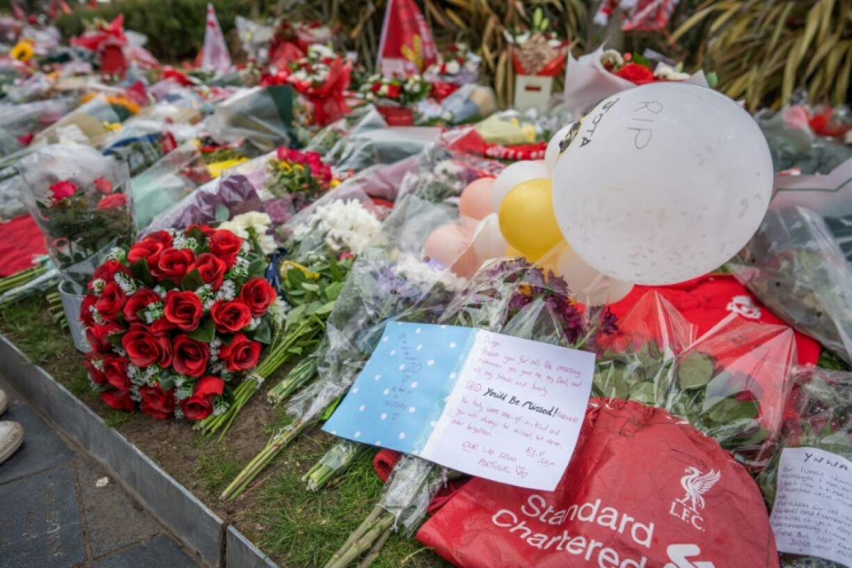 The tributes left at Anfield for Diogo Jota will be recycled to create a permanent memorial