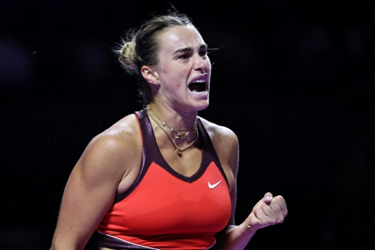 Aryna Sabalenka set up a US Open final rematch with fourth-seeded Amanda Anisimova in the WTA Finals last four