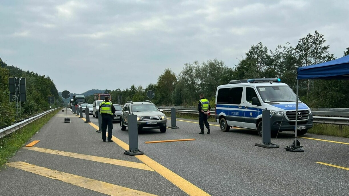Border check near Trier