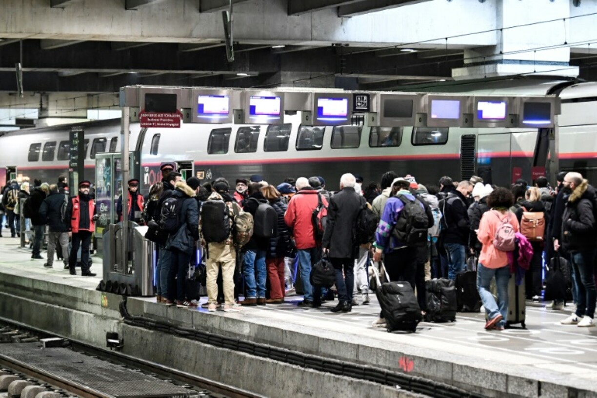 Montparnasse train station in Paris, where the incident took place