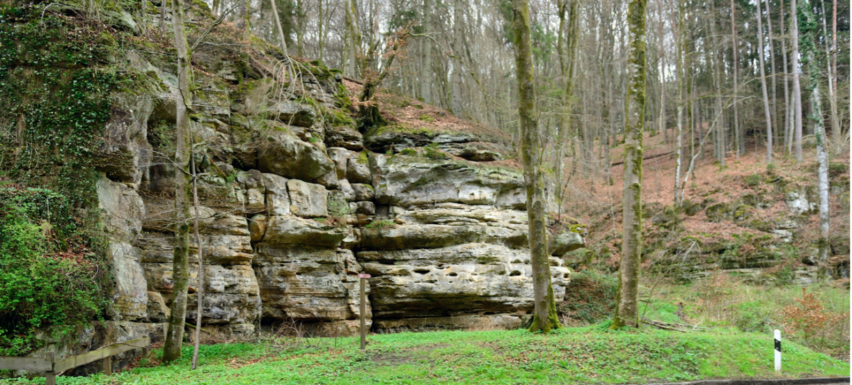 The site where Loschbour Man was discovered in eastern Luxembourg.