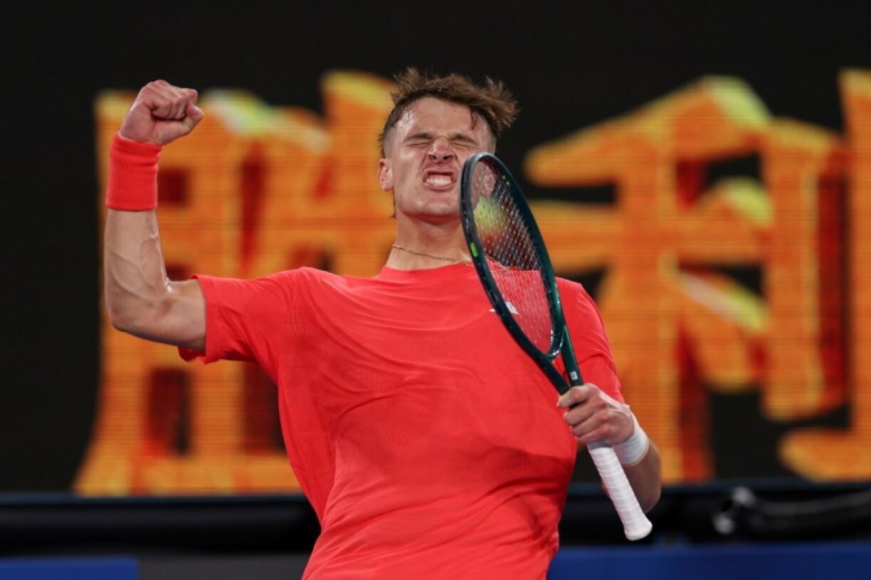 Czech teenager Jakub Mensik upset sixth seed Casper Ruud at the Australian Open