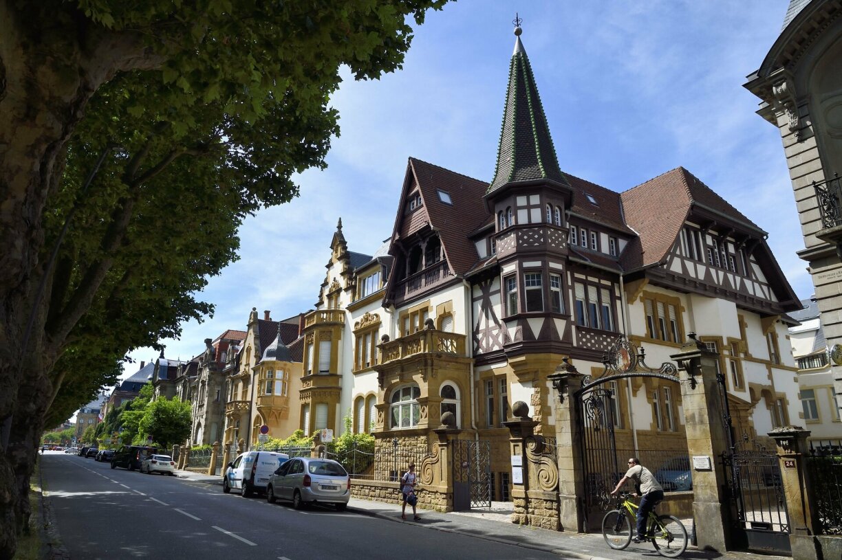 La maison Salomon située sur l'avenue Foch à Metz, qui a inspiré la maison Heler