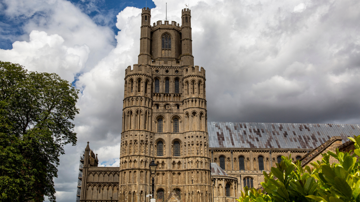Ely Cathedral, Ely Cambridgeshire in England.
