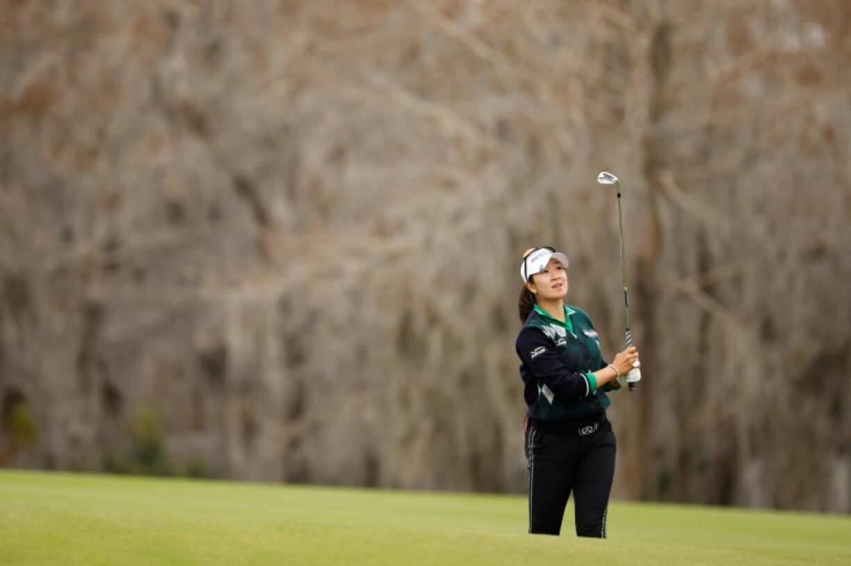 Kim A-lim of South Korea leads by three shots heading into Sunday's final round of the LPGA Tour's Tournament of Champions in Orlando
