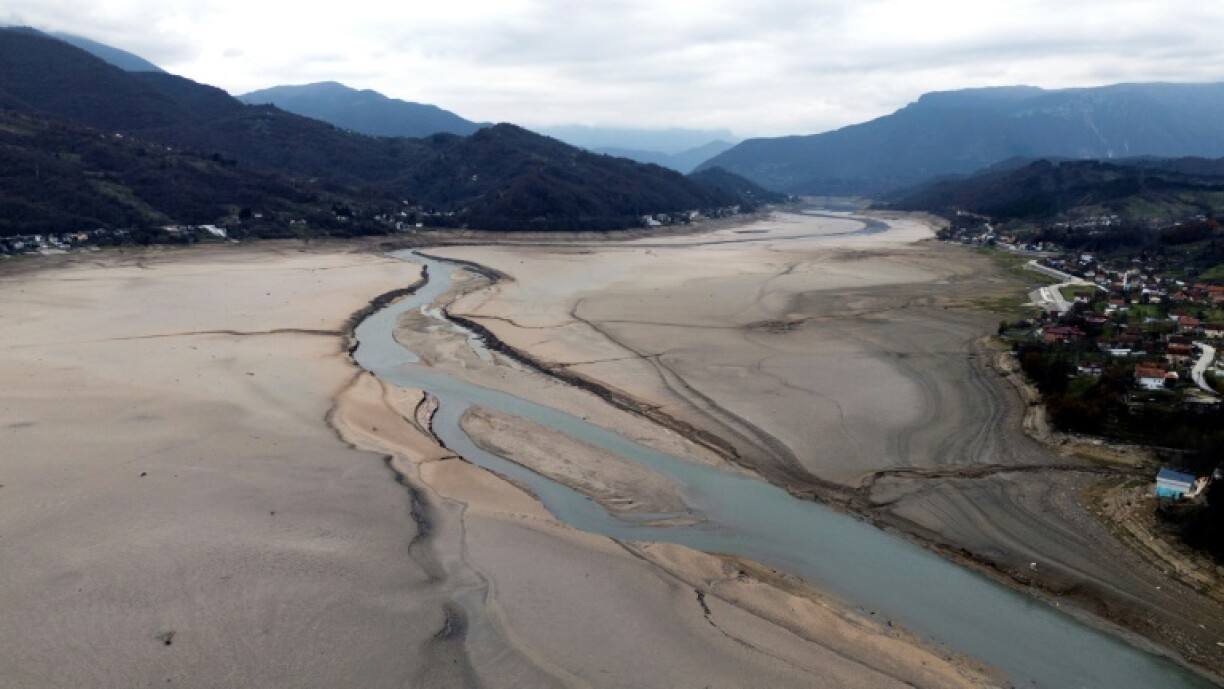 Drought has emptied the Jablanicko artificial lake in Bosnia that was once a major tourist attraction for the town of Konjic