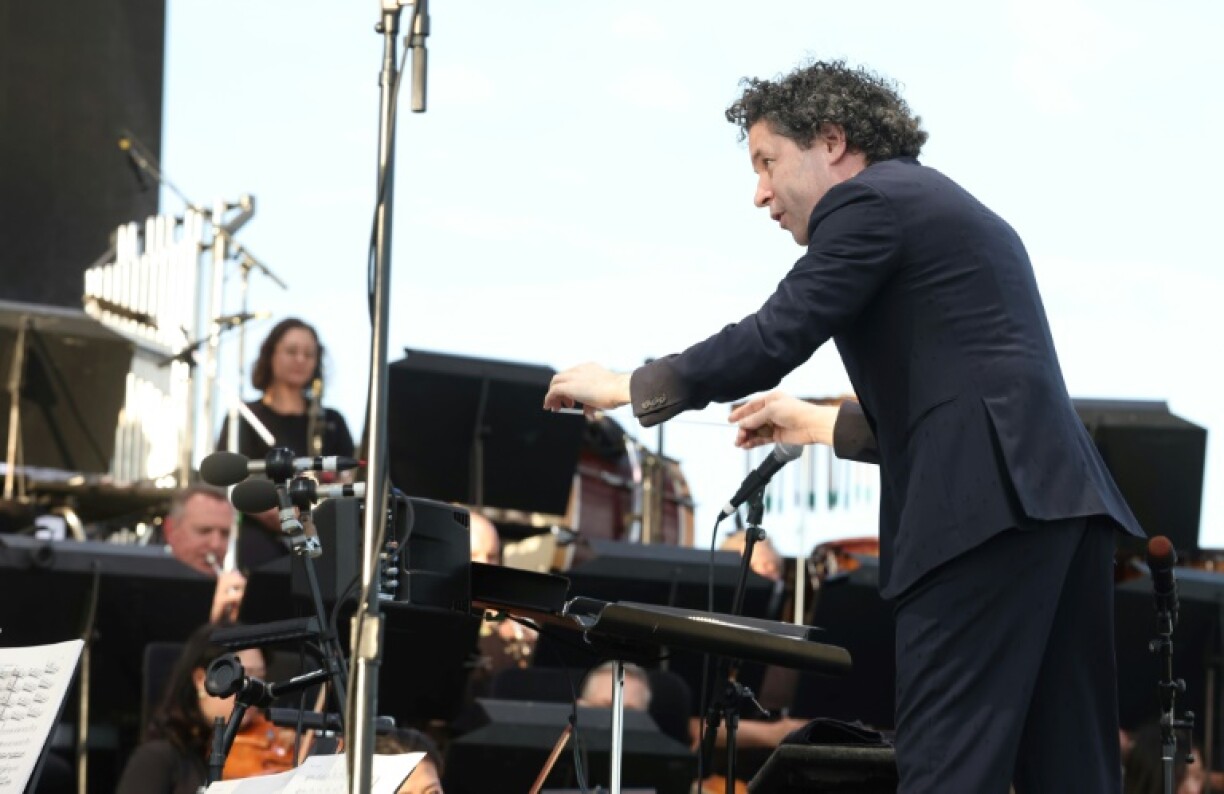 The crowd swelled as Gustavo Dudamel and the Los Angeles Philharmonic began what would go down as one of Coachella 2025's most memorable performances