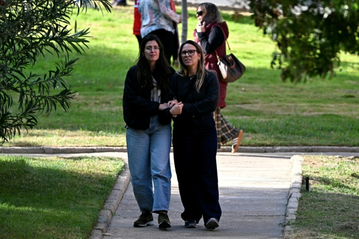 Families were pacing up and down the area awaiting news about their missing relatives