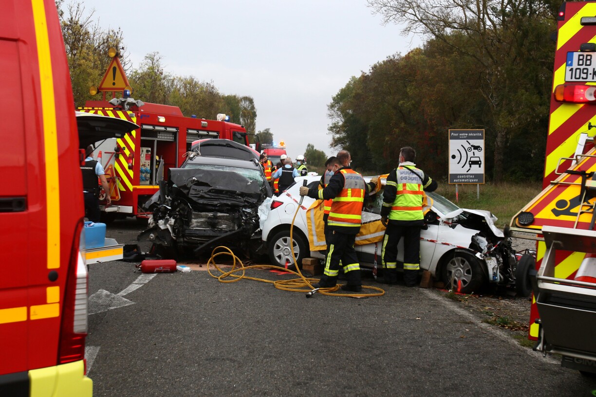 236.000 personnes auraient été blessées en 2022 sur les routes de France métropolitaine, dont 16.000 gravement, indique kle bilan provisoire de l'ONISR.