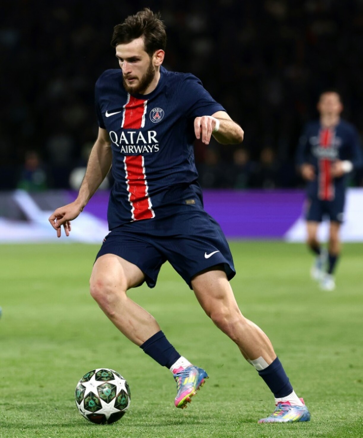 Khvicha Kvaratskhelia came up against Inter with Napoli before moving to PSG midway through this season