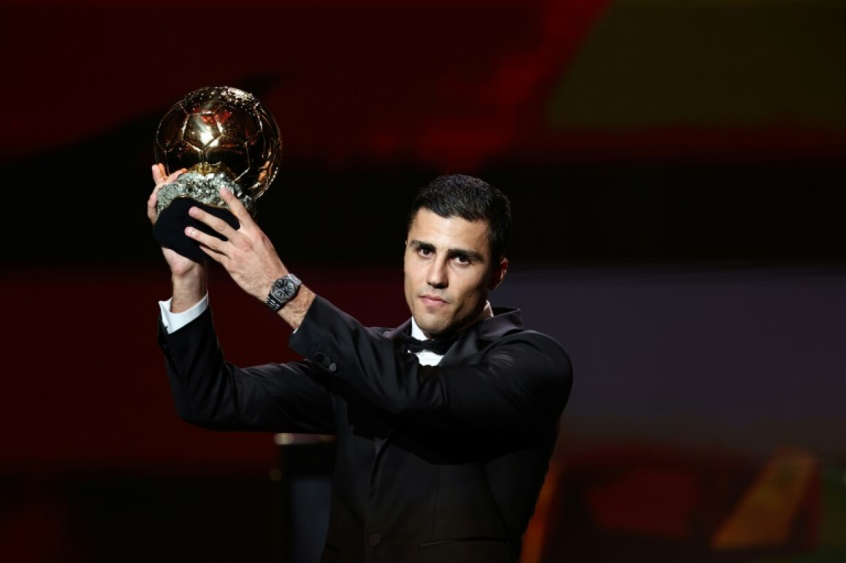 Rodri was a surprise winner of last year's men's Ballon d'Or