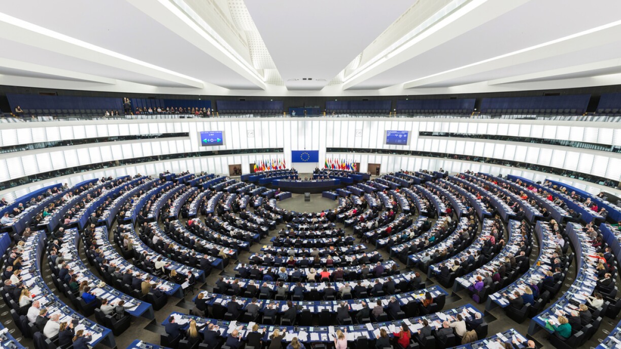 The European Parliament in Strasbourg