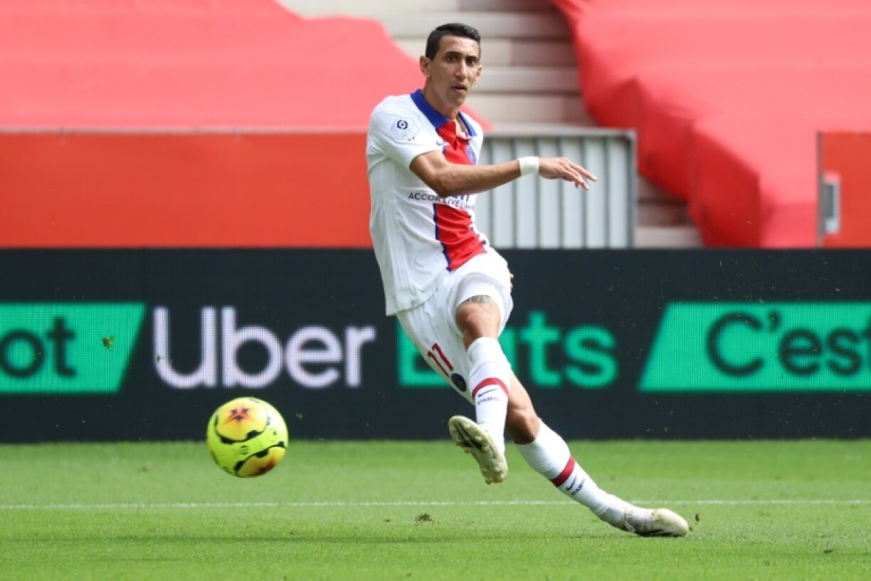 L'attaquant du Paris-SG, Angel di Maria, lors du match de Ligue 1 à Nice, le 20 sesptembre 2020