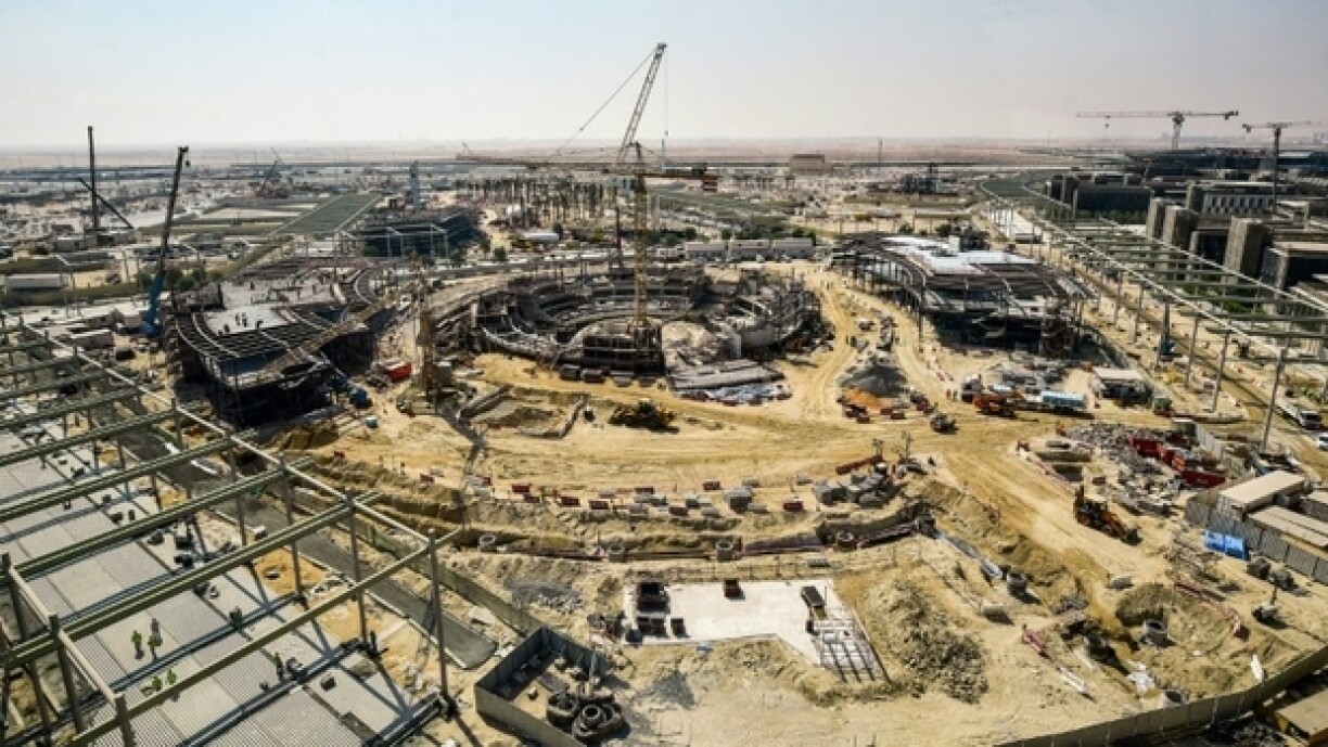Le chantier du pavillon luxembourgeois à Dubaï