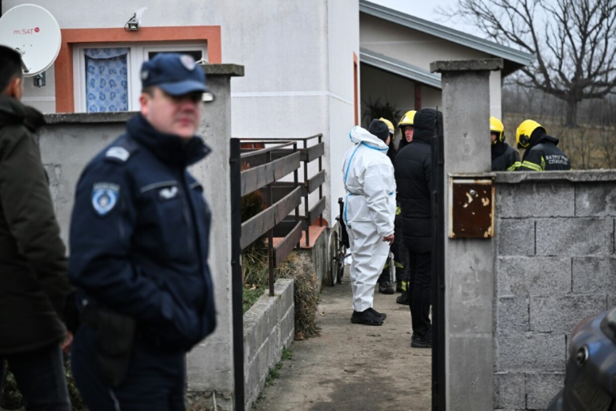 A police officer said initial findings suggested a resident may have started the fire