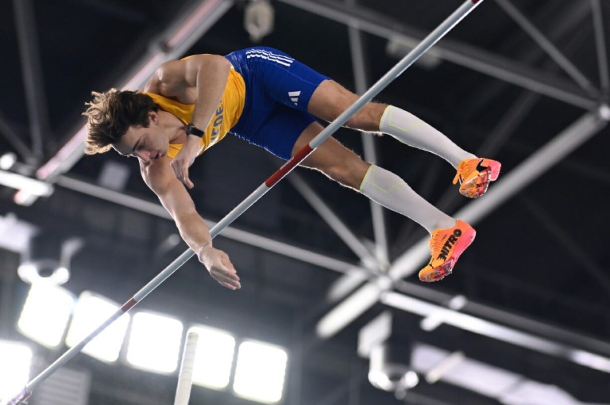 Sweden's Armand Duplantis won the men's pole vault at the Indoor World Athletics Championships in Nanjing
