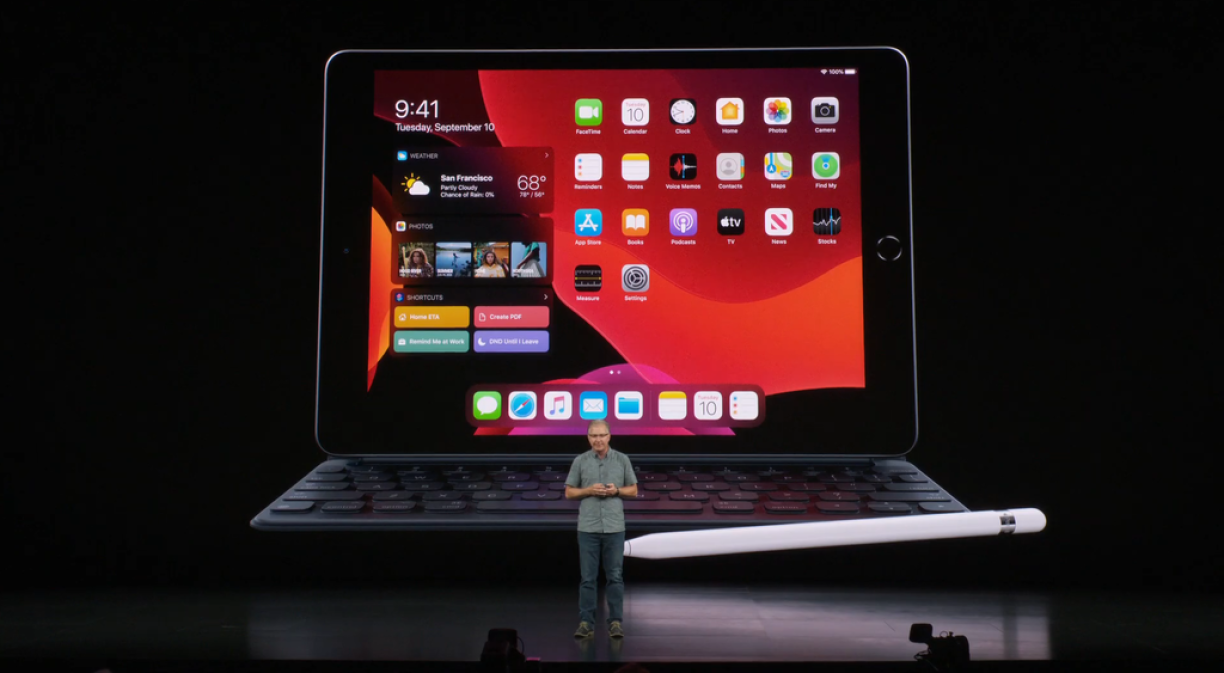 L'iPad septième génération.