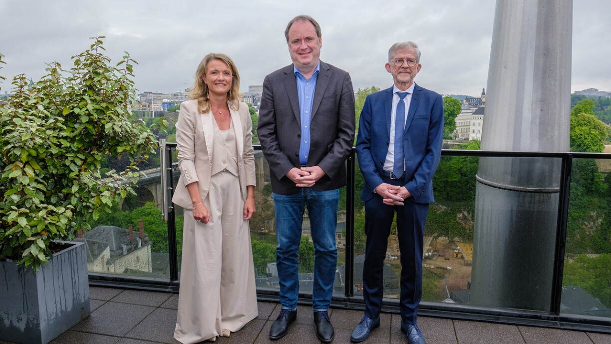 Vu lénks no riets: Sophie Lacour, Marc Hoffmann, Henri Werdel