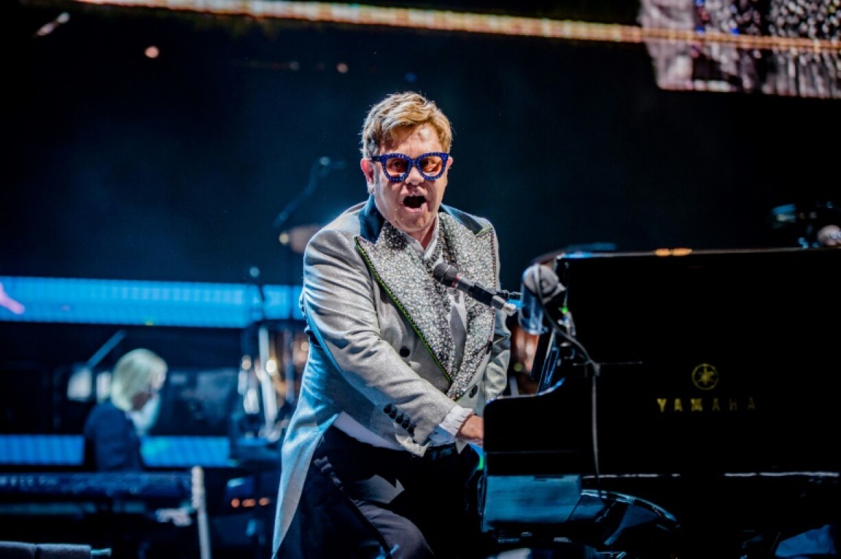 Elton John en concert à Amsterdam en juin 2019