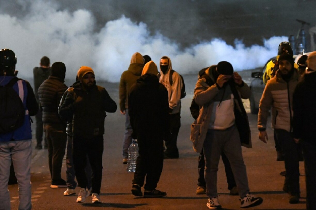 Police have fired tear gas at protests