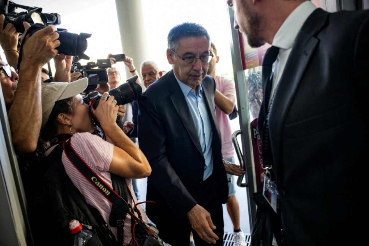 Former Barcelona president Josep Maria Bartomeu appeared in court on Thursday and said the club had not paid to corrupt referees