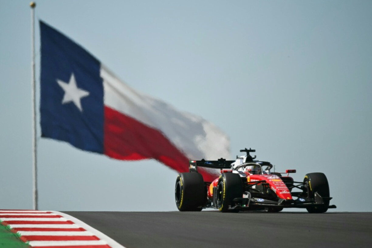 Ferrari's Charles Leclerc topped the charts in opening practice for the United States Grand Prix in Austin