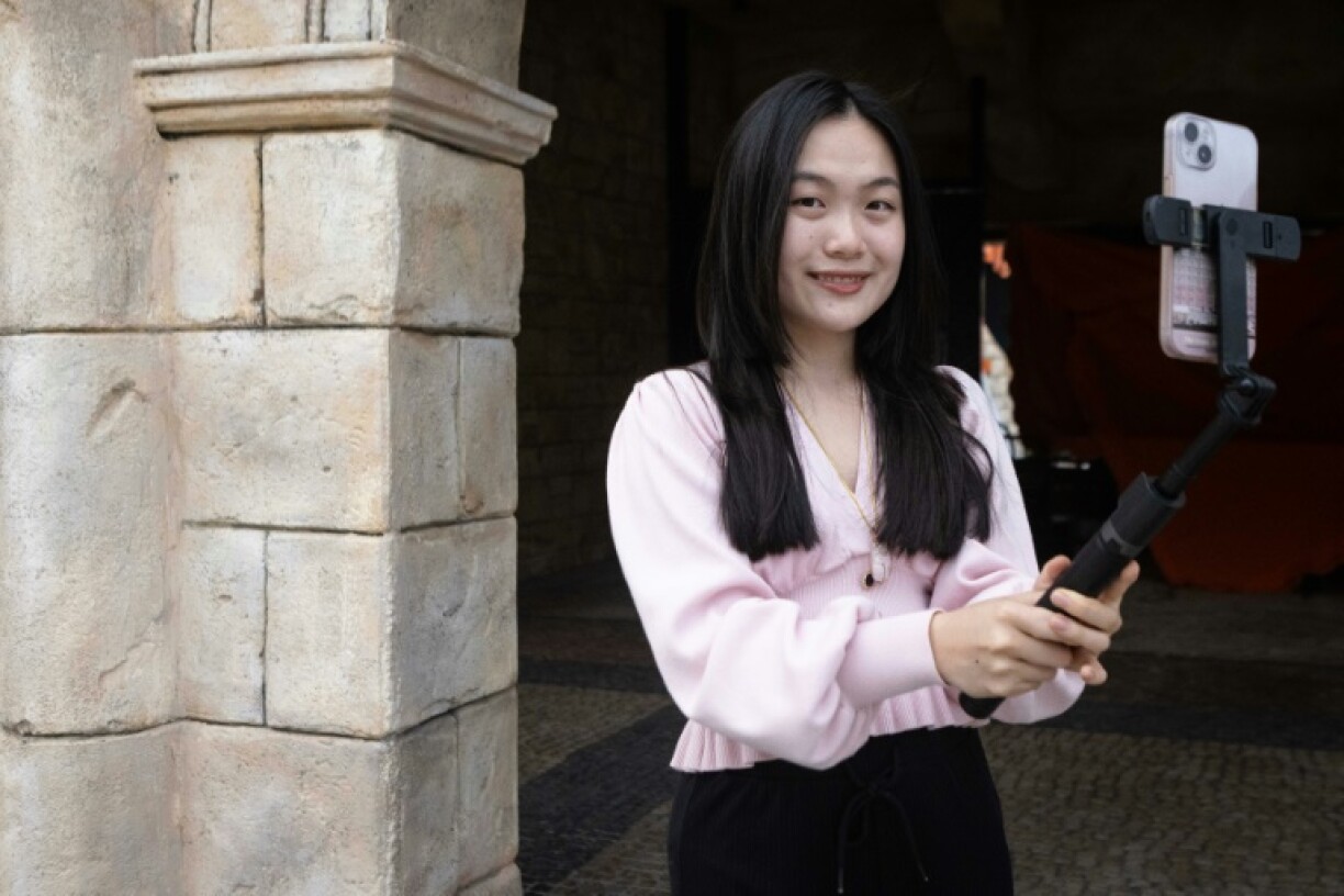 Cecilia Cheang, 20, has grown up in a generation that takes Macau's increasing integration with southern China as a fact of life