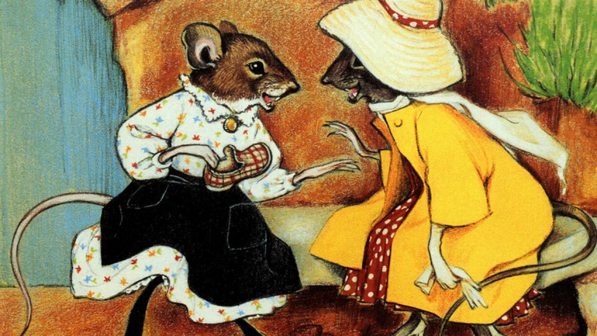 D'Maus Kätti and her cousin Mim, by Pierre Blanc (1936).