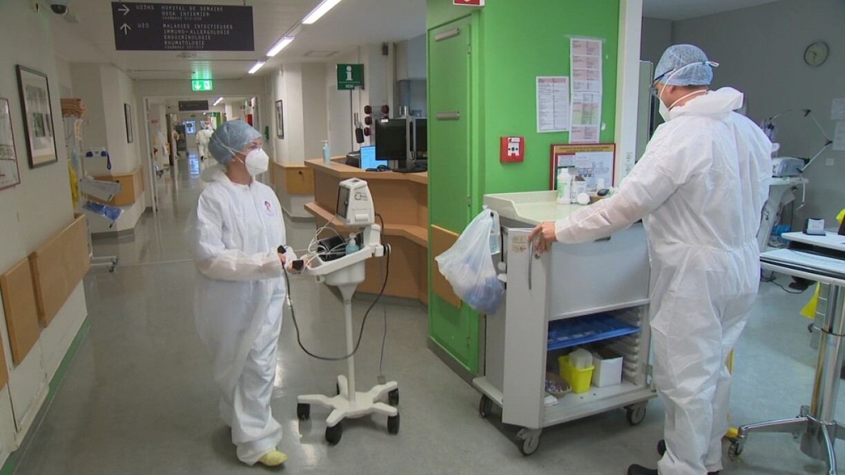 Archive photo from inside the CHL hospital in Luxembourg.