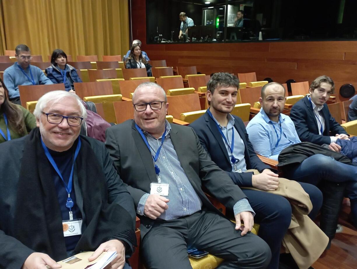 Tout sourire après cette "grande victoire" devant la Cour de justice européenne, Georges Gondon, président de asbl Frontaliers Luxembourg et Pascal Peuvrel, président de l'AFAL.