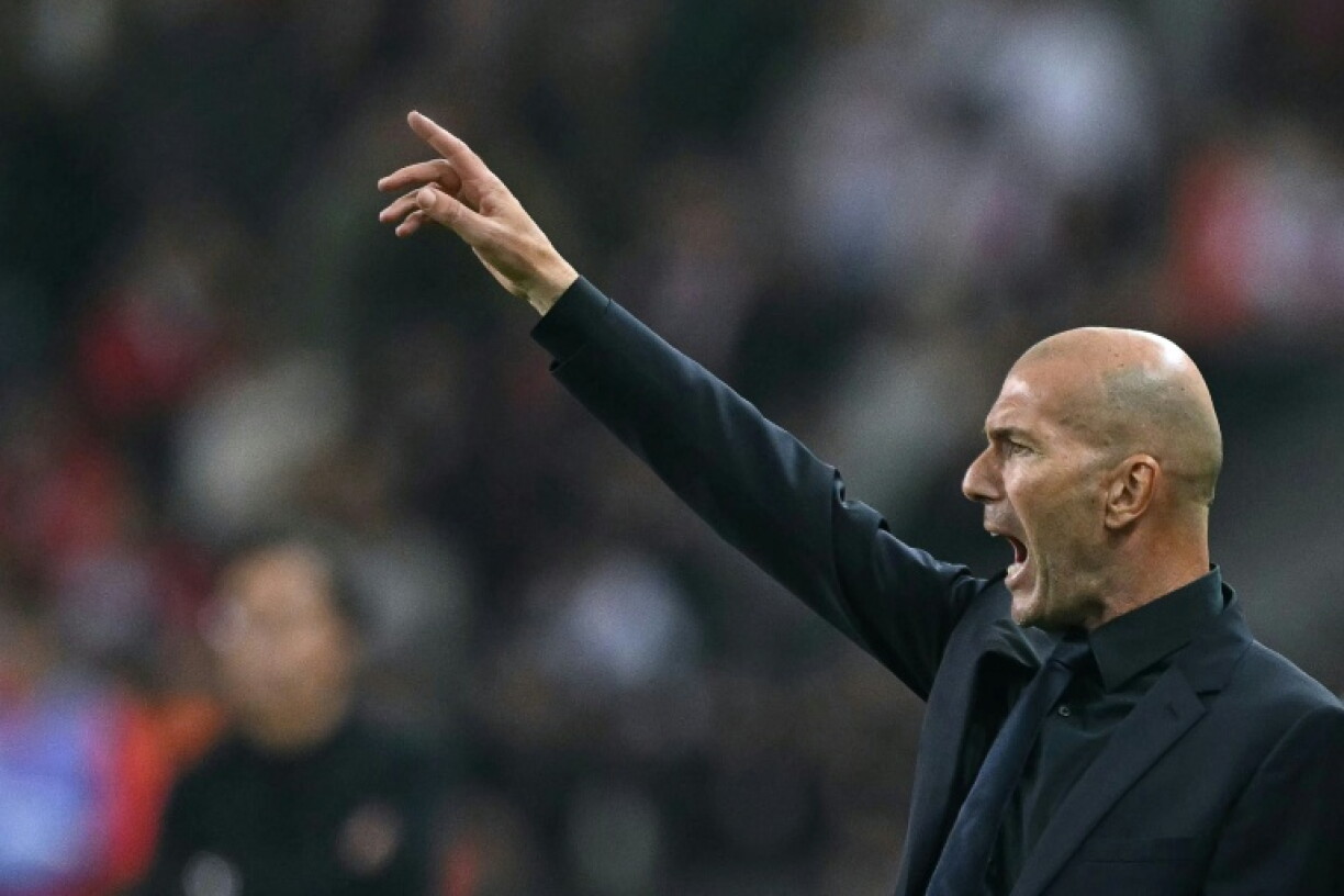 France legend Zinedine Zidane was taking charge of Les Bleus for the first time since being appointed coach