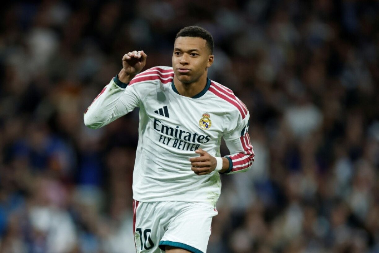 Kylian Mbappé, auteur d'un doublé pour le Real face au Séville FC, le 18 octobre 2026 à Madrid