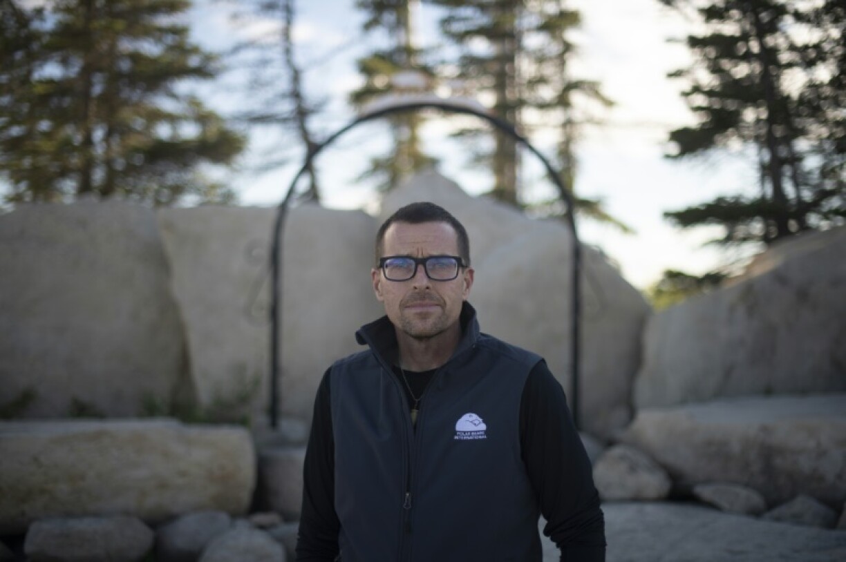 L'Américain Geoff York, biologiste pour Polar Bear International (PBI), le 5 août 2022 à Churchill, au Canada