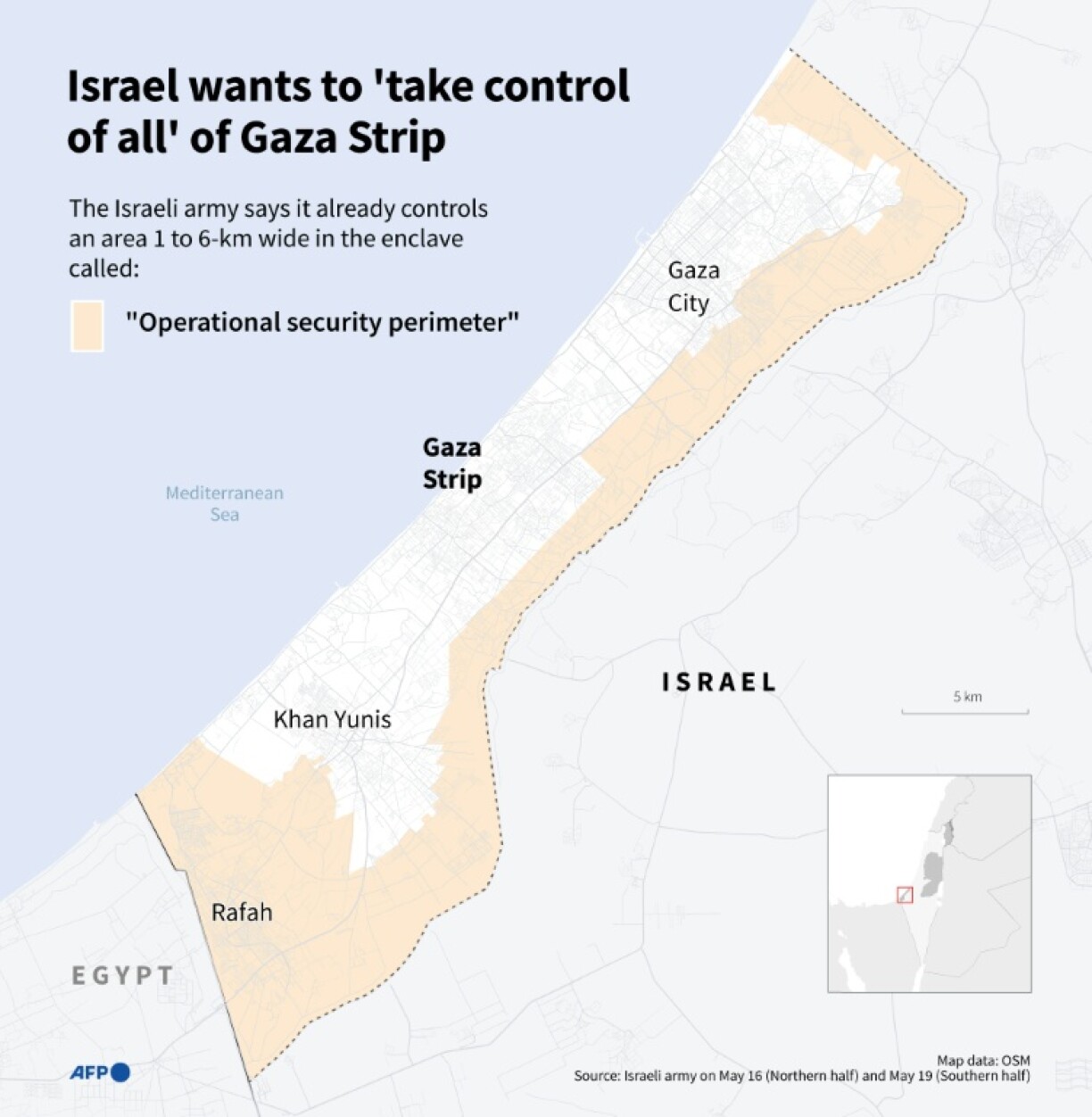 Israel wants to 'take control of all' of Gaza Strip