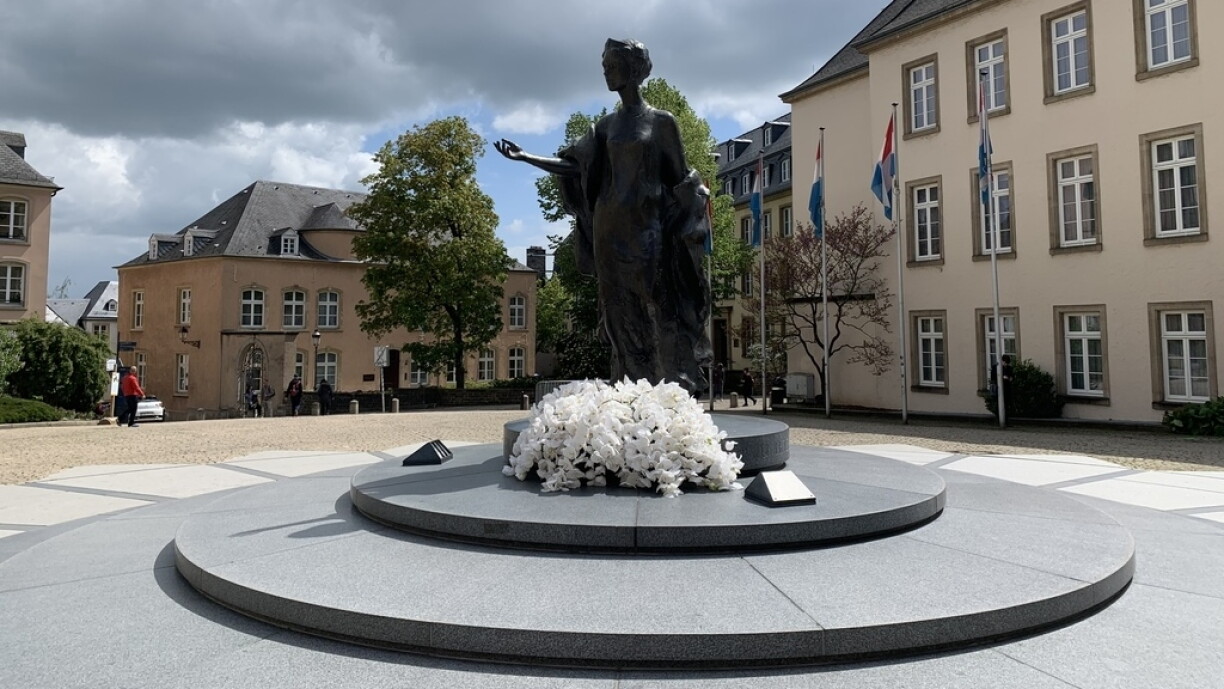 Le monument de la Grande-Duchesse Charlotte fait partie des plus appréciés de la capitale.