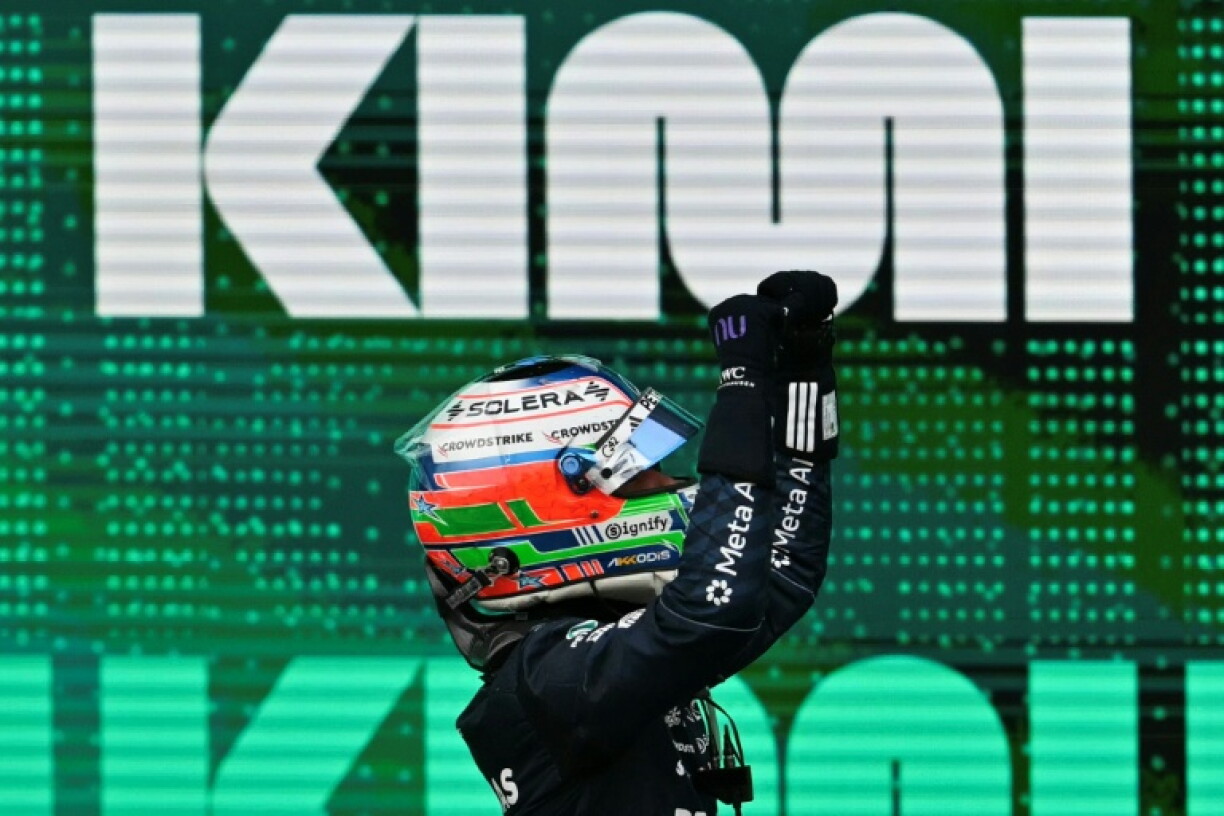 Mercedes' Kimi Antonelli is just two points away from becoming the youngest ever Formula One world champion