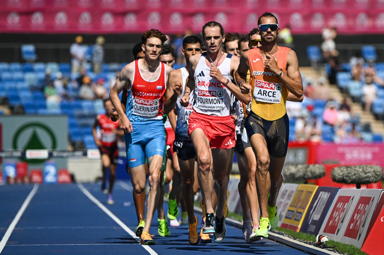 De Ruben Querinjean am zweete Virlaf iwwer 3.000 Meter Steeple