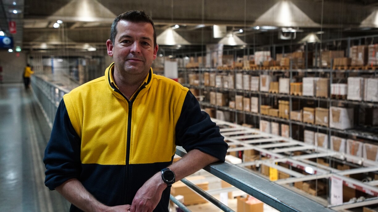 Welsh store manager Chris Burman has been in Arlon since September 2019.