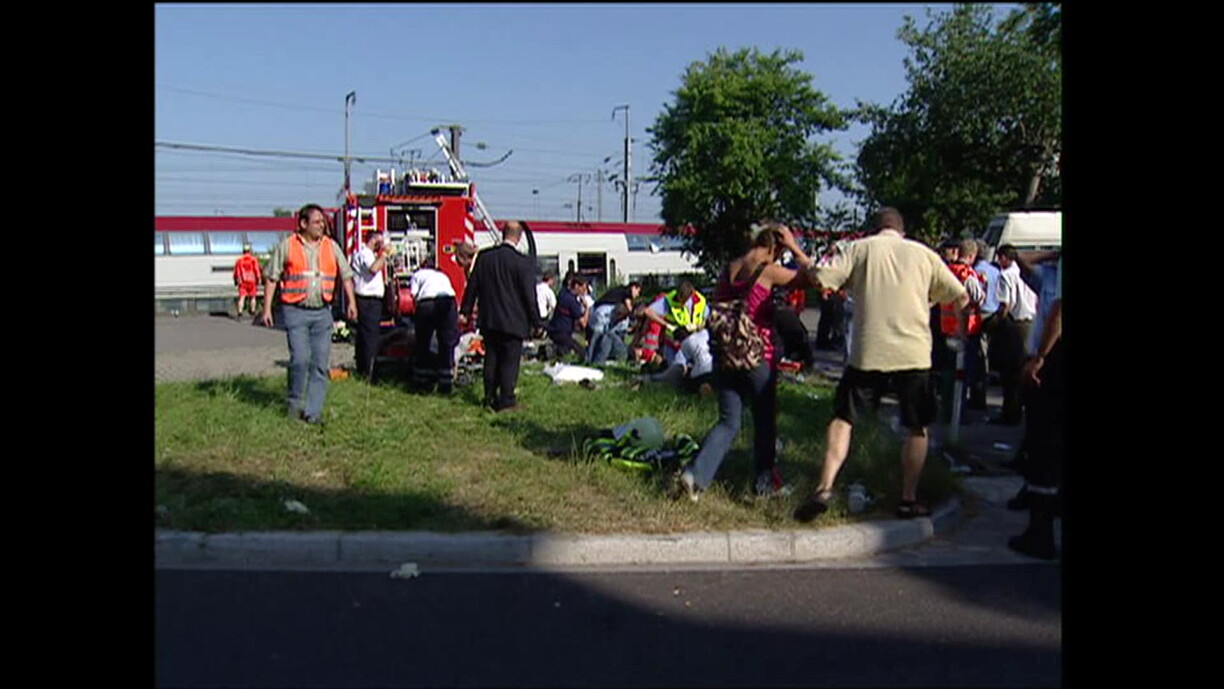 Capture d'écran du journal télévisé de RTL Télé du 14 juillet 2006