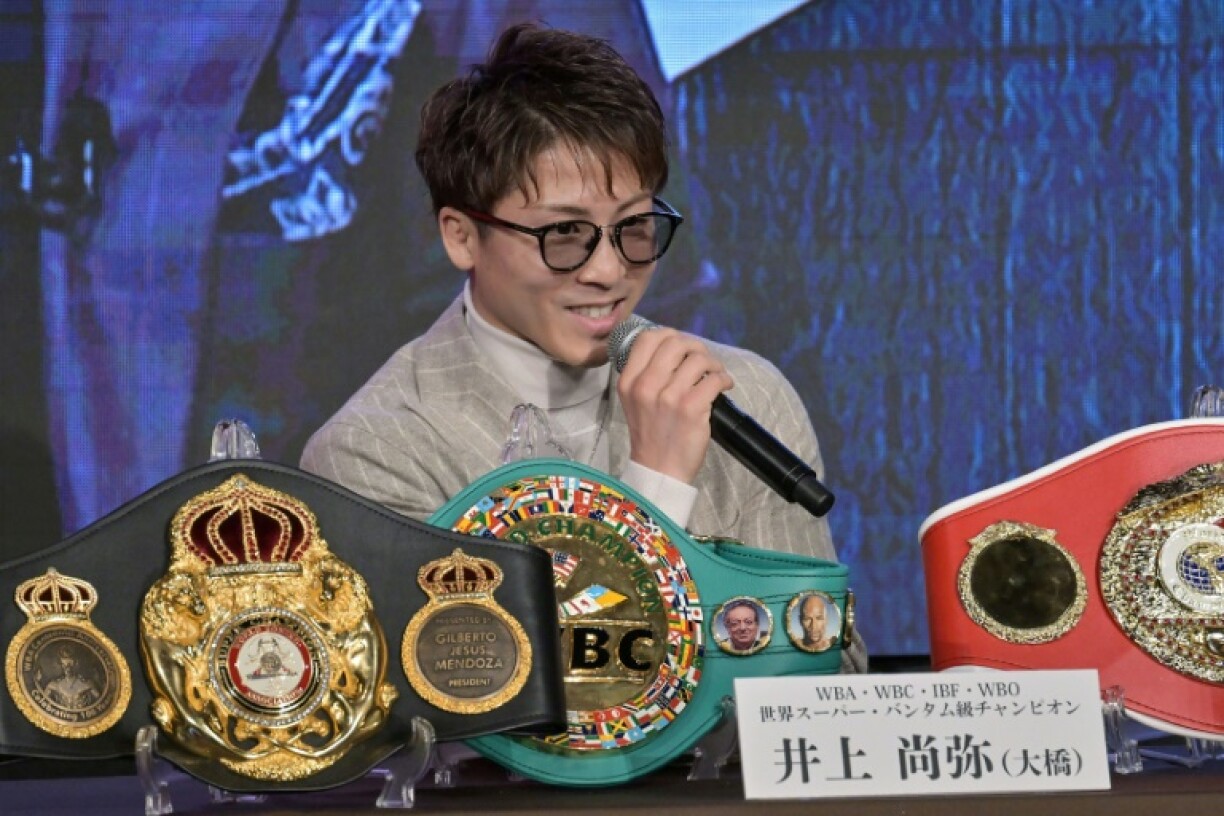 Japanese boxing champ Naoya Inoue (pictured) has seen his January bout with Sam Goodman cancelled after the Australian challenger reopened a cut over his eye in training